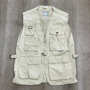 Fox Fire Ultimate fishing outdoor vest cream cargo Size XS B13